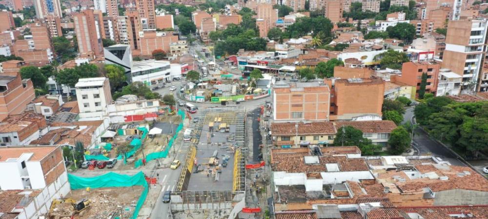 Intercambio vial de la calle Colombia